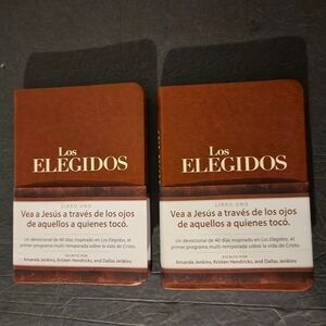 Los Elegidos - el Libro Uno by Amanda Jenkins (Spanish) Leather Books (2) New